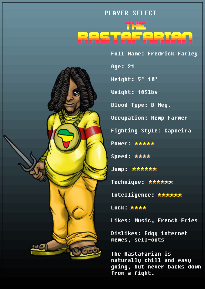 Player Select: The Rastafarian
